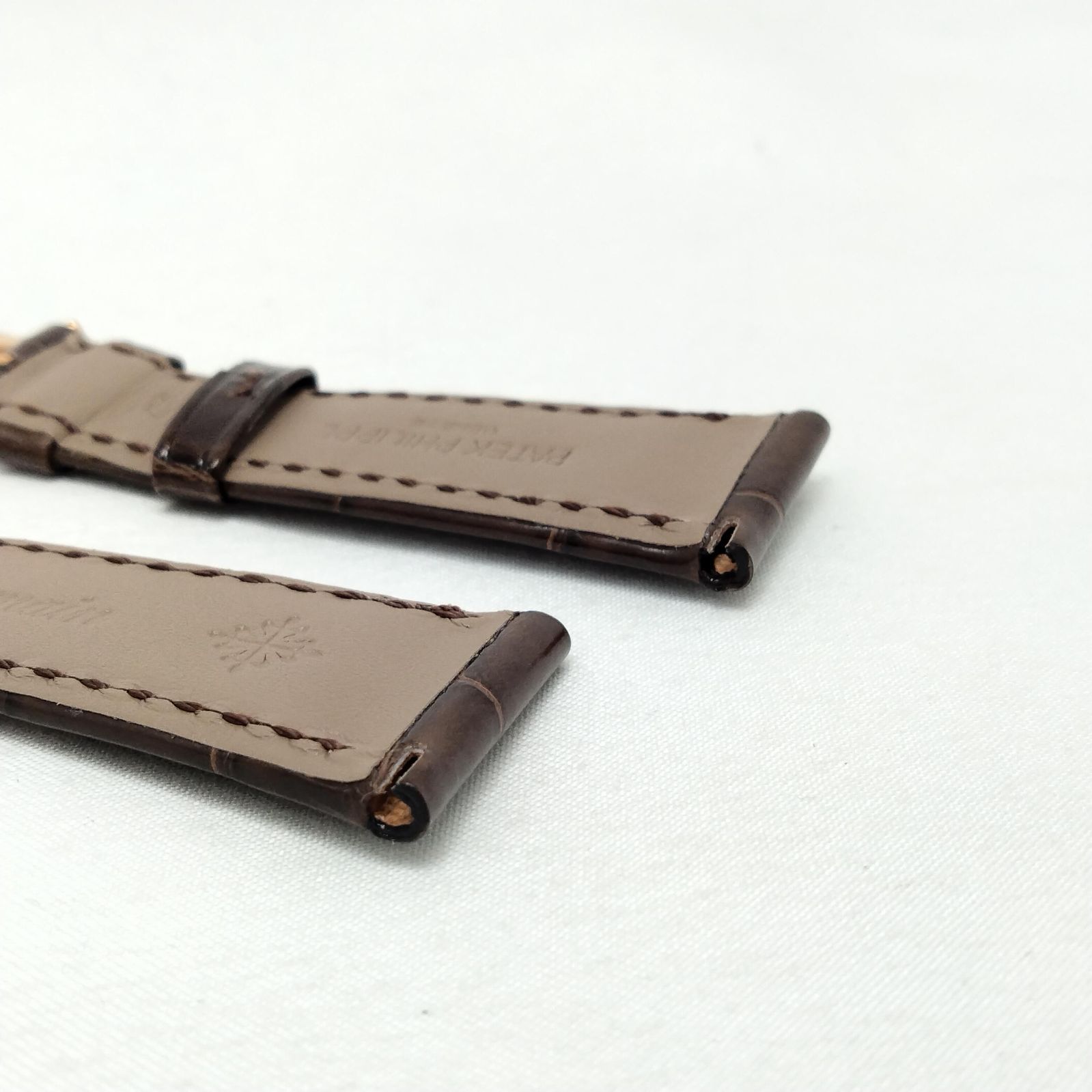  ️PATEK PHILIPPE ️パテックフィリップ 時計ベルト 尾錠つき 腕時計 ブラウン レザーベルト 時計