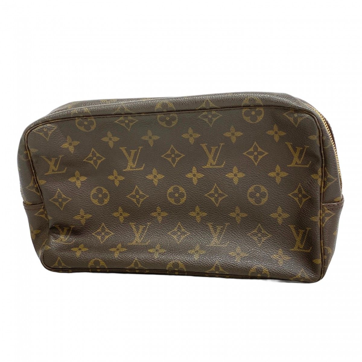 5me5438 ルイヴィトン ポーチ モノグラム トゥルーストワレット28 M47522 ブラウン レディース