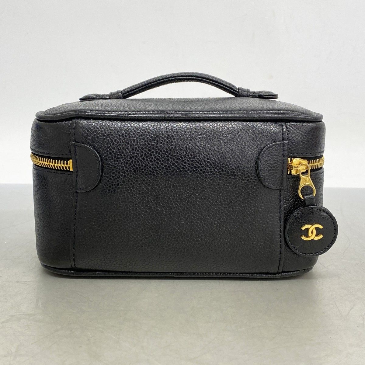 バニティバッグ キャビアスキン