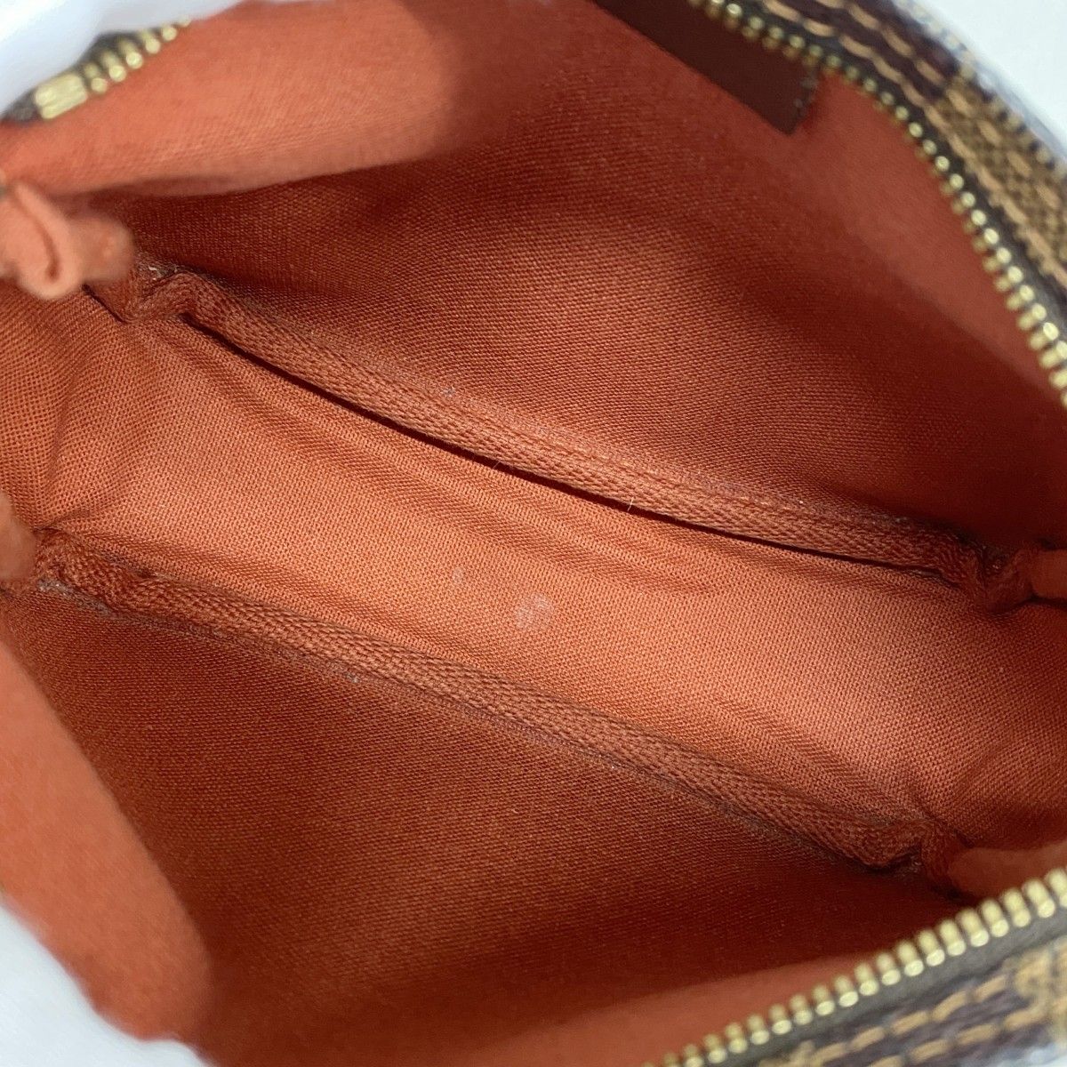 生命 5me5452 ルイヴィトン ポーチ ダミエ トゥルースメイクアップ N51982 エベヌ レディース