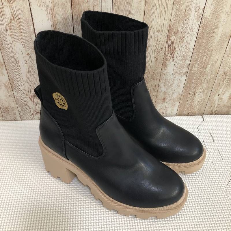 タ Anne Coquine（アンコキーヌ） ニットコンビ刺繍入りトラックソール