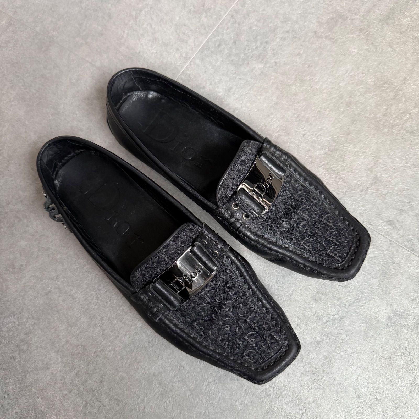 希少 Christian Dior クリスチャンディオール トロッター ロゴプレート 