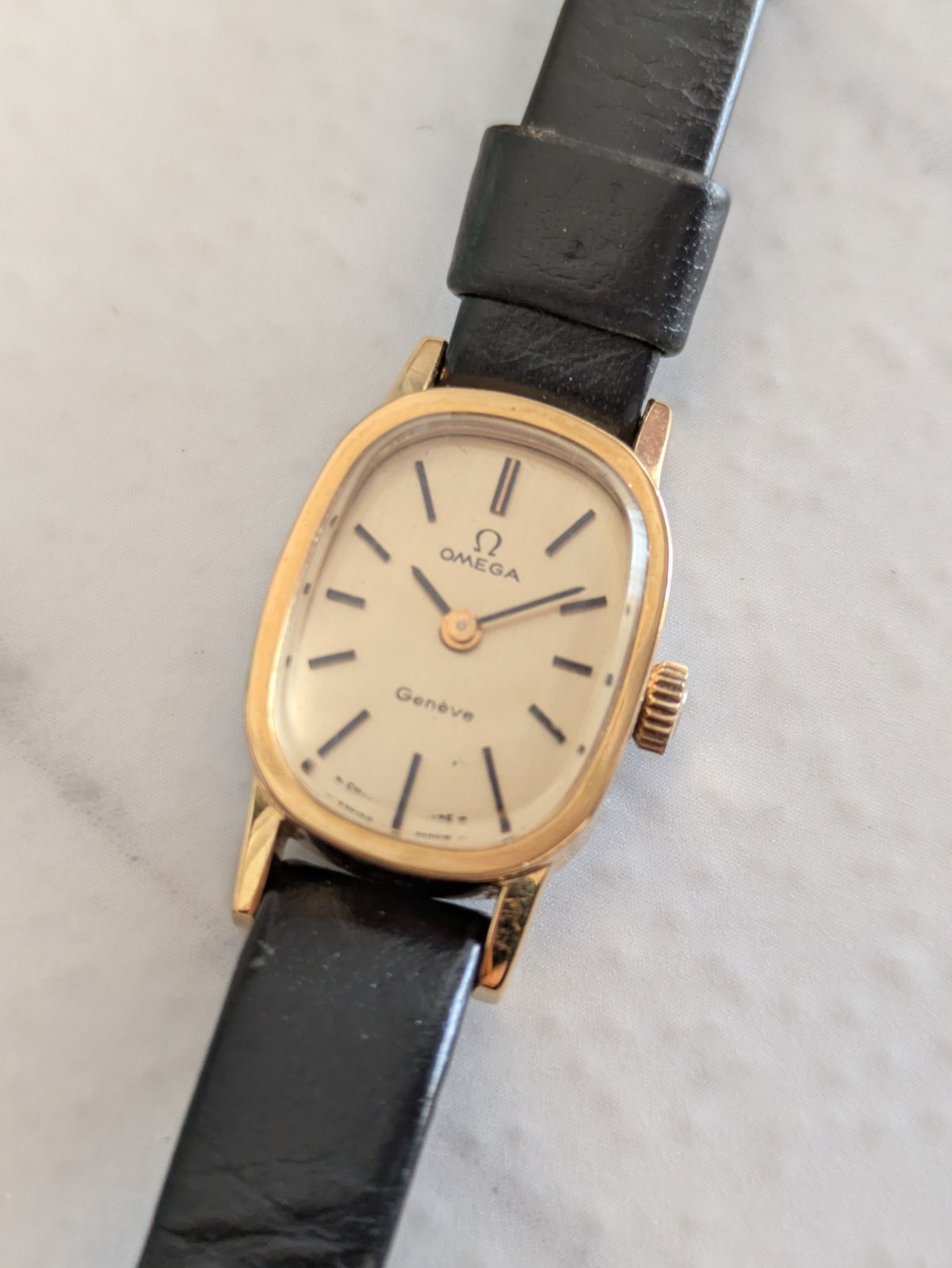 OMEGA Geneve　手巻き式時計　　不動　　ジャンク品 OMEGA Geneve 手巻き時計 不動品・ジャンク