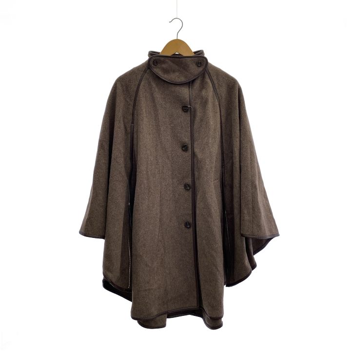 ETRE TOKYO エトレトウキョウ ④ 1220600088 ウールポンチョ レディース ブラウン