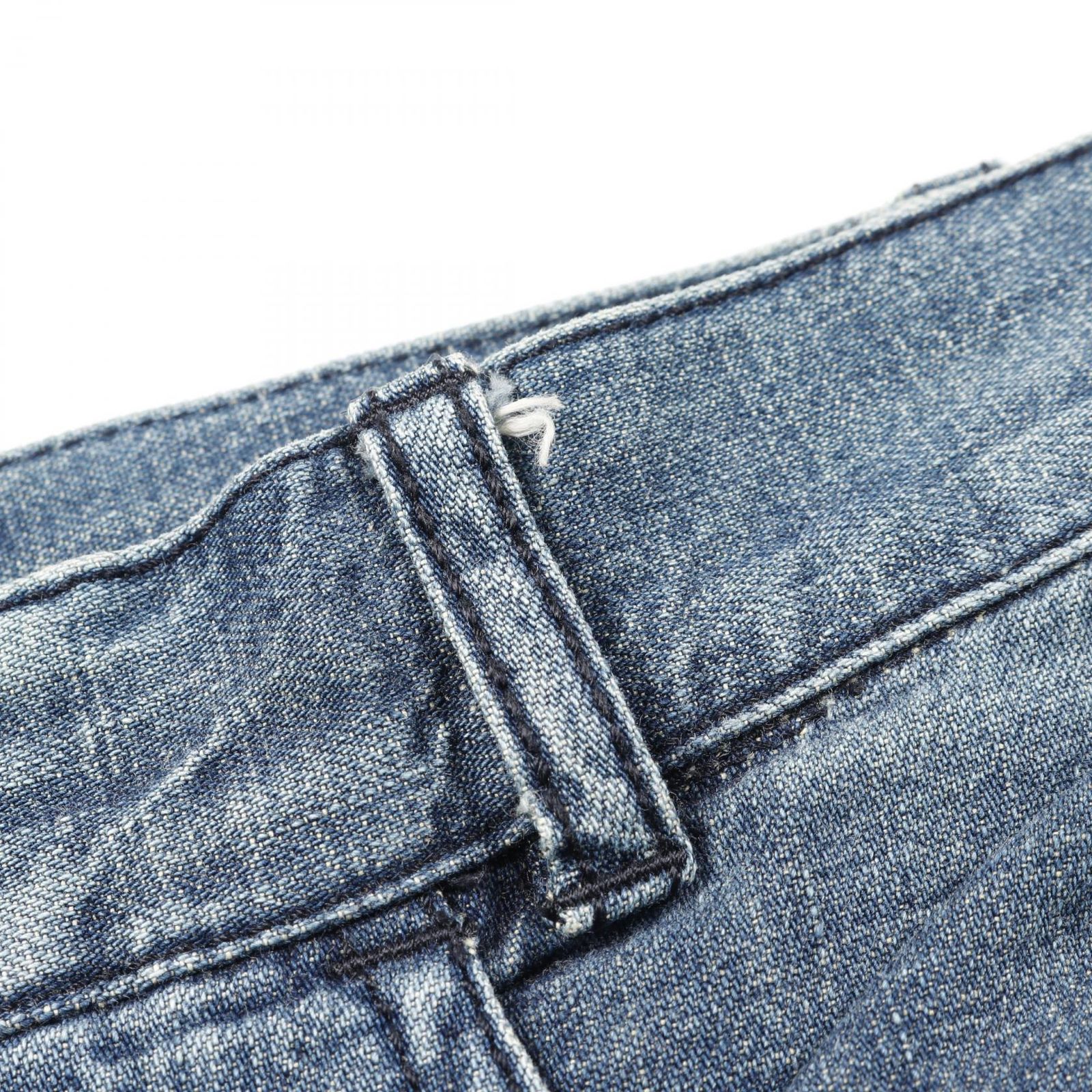 シャネル CHANEL デニムパンツ ハイウエスト P15493V08700 ブルー コットン デニム レディース Used B DECORATOM_COM_BR