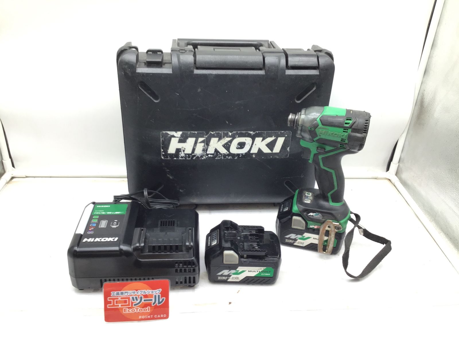 品 HiKOKI ハイコーキ 36v充電式インパクトドライバ WH36DC2XP ITZ4DWM4QZQC エコツール笠寺店 M02