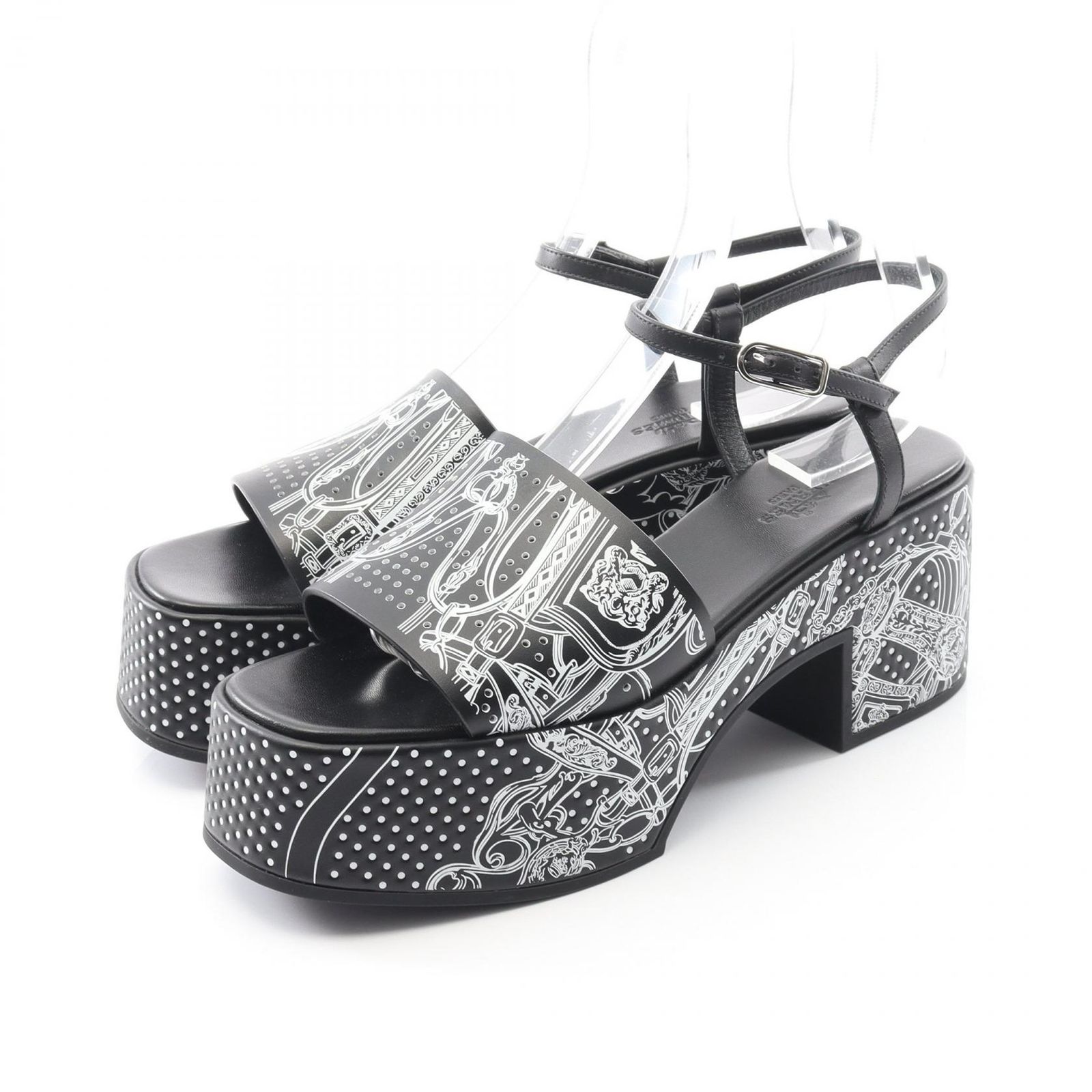 エルメス HERMES サンダル ケルヴェラ 35 H251220Z02350 レザー サンダル レディース Used A