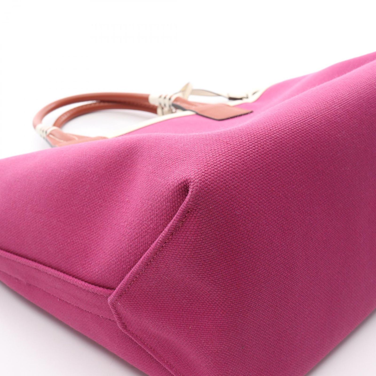 エルメス HERMES トートバッグ スティープル25 ローズパープル キュイーブル キャンバス カーフ 牛革 スティープル25 ローズパープル キュイーブル ナタ レディース DECORATOM_COM_BR