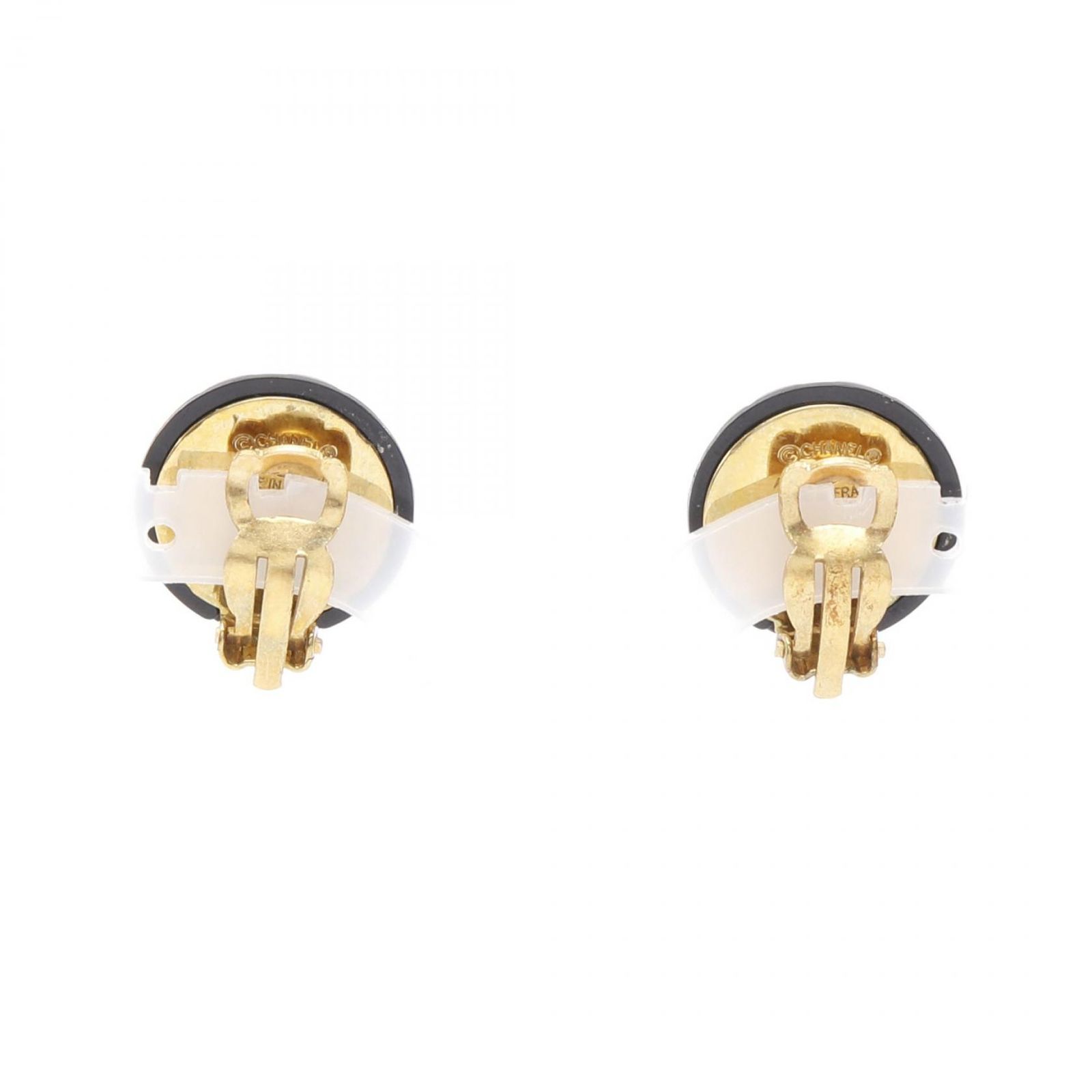 シャネル CHANEL イヤリング ココマーク マトラッセ GP ゴールドメッキ イヤリング レディース Used B