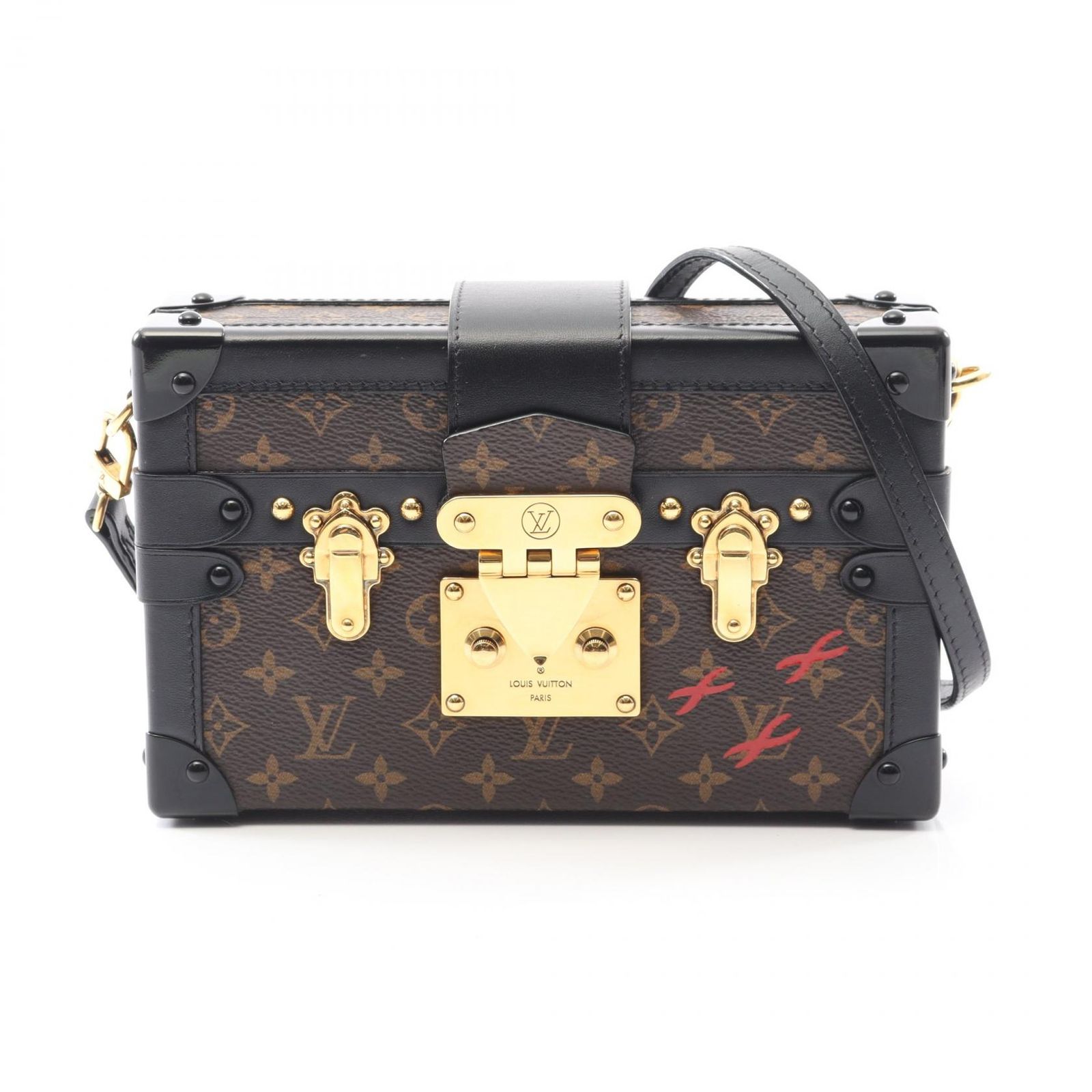 ルイ ヴィトン LOUIS VUITTON ショルダーバッグ プティット マル M44199 PVCコーティングキャンバス レザー プティット マル レディース Used A