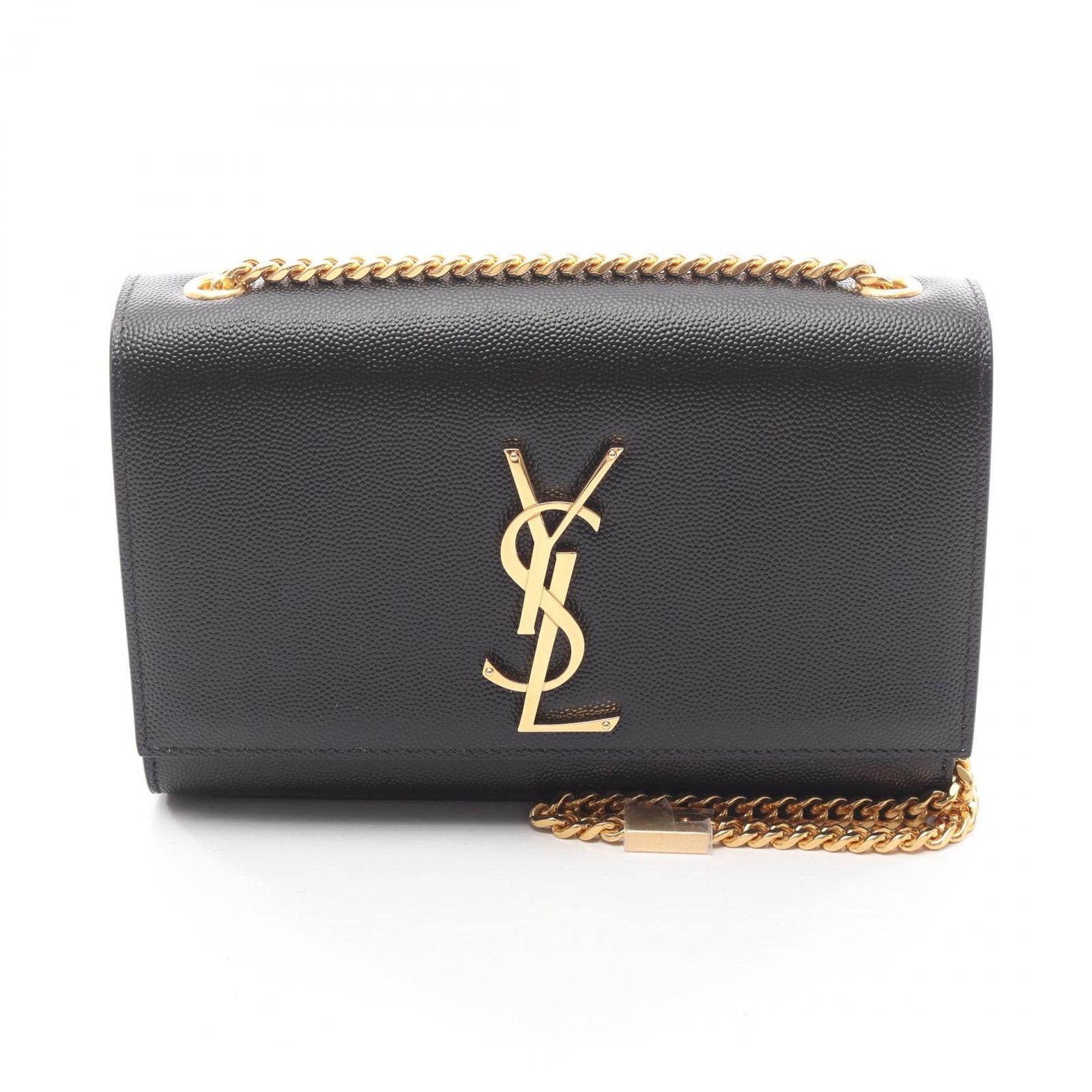 サンローランパリ SAINT LAURENT PARIS ショルダーバッグ KATE ケイト スモール 469390BOW0J1000 ブラック レザー チェーンショルダー レディース