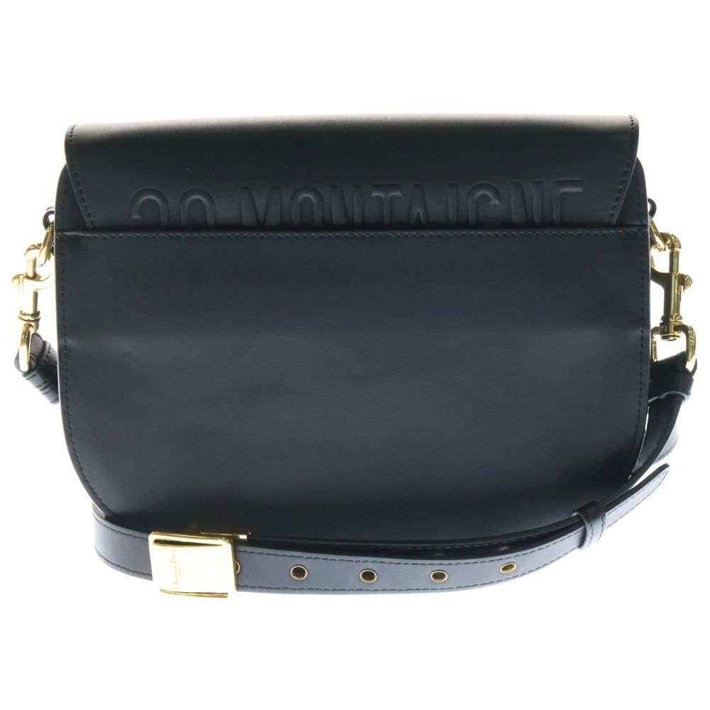 Christian Dior クリスチャンディオール BOBBY ボビー ミディアム ブラック カーフスキン ショルダーバッグ ゴールド金具