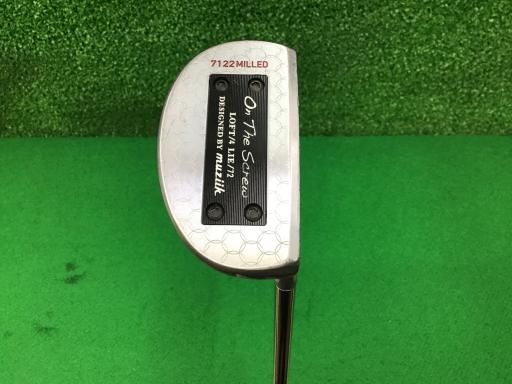 muziik muziik 7122 ショートスラント 34インチ パター PT スチール フレックスその他 メンズ 男性用 右利き 右用 Cランク ゴルフクラブ