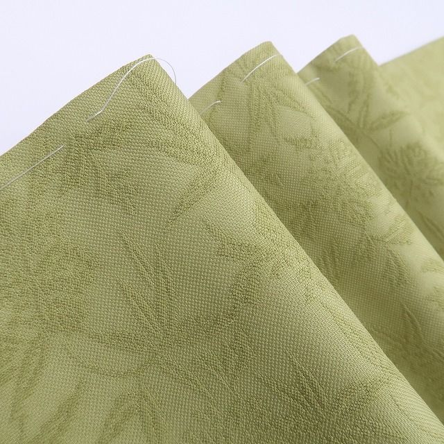 ❁tomihisa❁ 桐竹鳳凰地紋 着物 正絹 歴史に共鳴する桐竹の余韻 人それぞれに甦る華 仕付け糸付 トールサイズ 色無地 6866