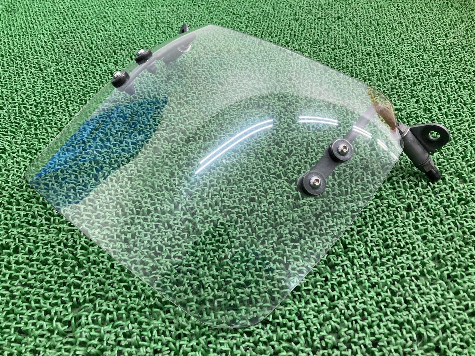 旭風防製アドレス110 スクリーン 社外 バイク 部品 CE47A クリアウインドシールド AF 割れ欠け無し 品薄 品 Vg