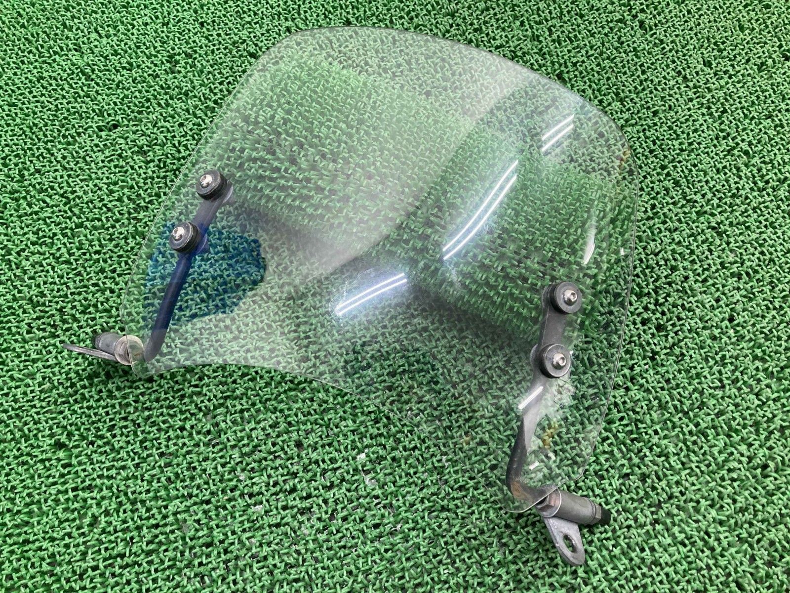 旭風防製アドレス110 スクリーン 社外 バイク 部品 CE47A クリアウインドシールド AF 割れ欠け無し 品薄 品 Vg