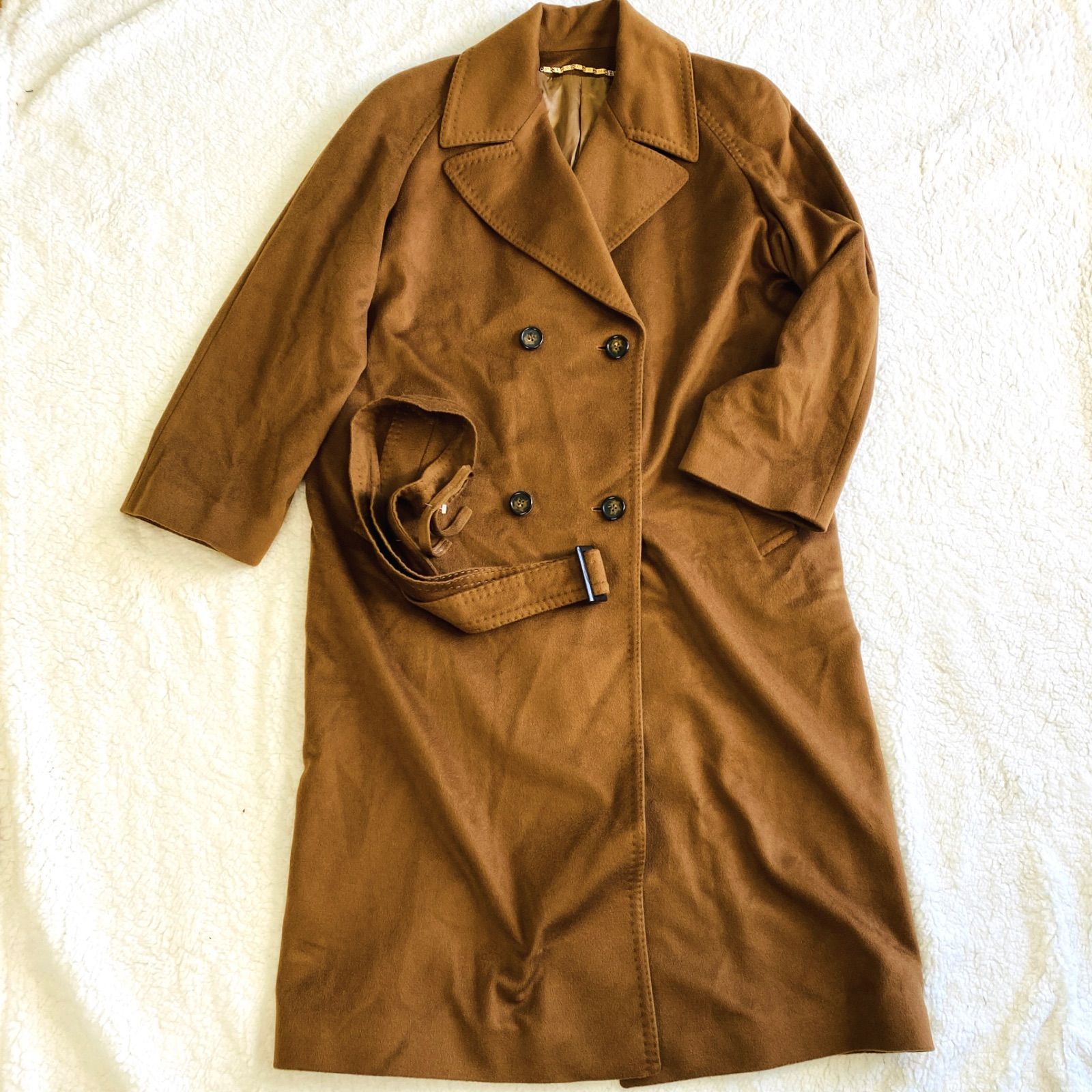 ロングコート ブラウン