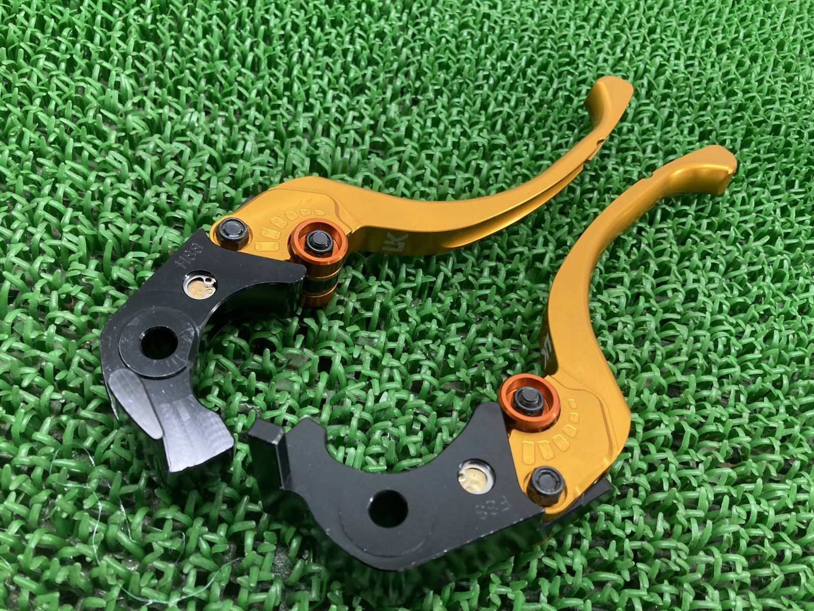 U-KANAYA製ZZ-R1400 レバー 左右 社外 バイク 部品 ZXT40A B C D ZX-14R アルミビレットレバー xX