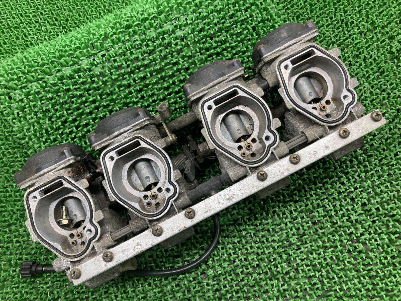 ZZ-R400 キャブレター V802 カワサキ 純正 バイク 部品 ZX400N ZZR400N 修復素材に 固着無し 品薄 車検 Genuine vW