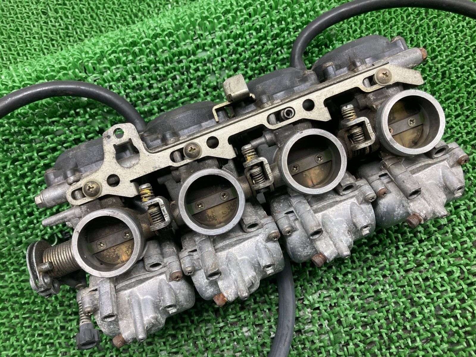 バリオス キャブレター V698 カワサキ 純正 バイク 部品 ZR250A BALIUS CVK KEIHIN 修復素材に 車検 Genuine cB