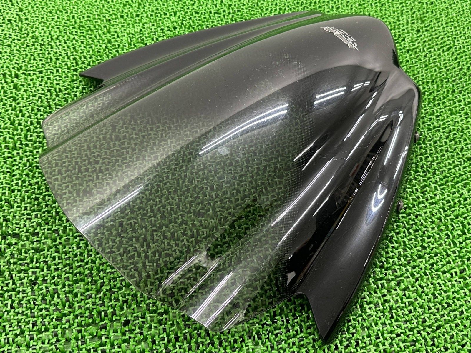 MRA製MT-09 スクリーン 社外 バイク 部品 RN34J ステー付 スモークレーシングスクリーン バイザー 割れ欠け無し 品薄 Mz