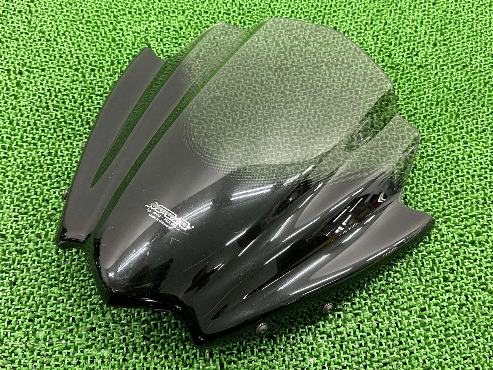 MRA製MT-09 スクリーン 社外 バイク 部品 RN34J ステー付 スモークレーシングスクリーン バイザー 割れ欠け無し 品薄 Mz