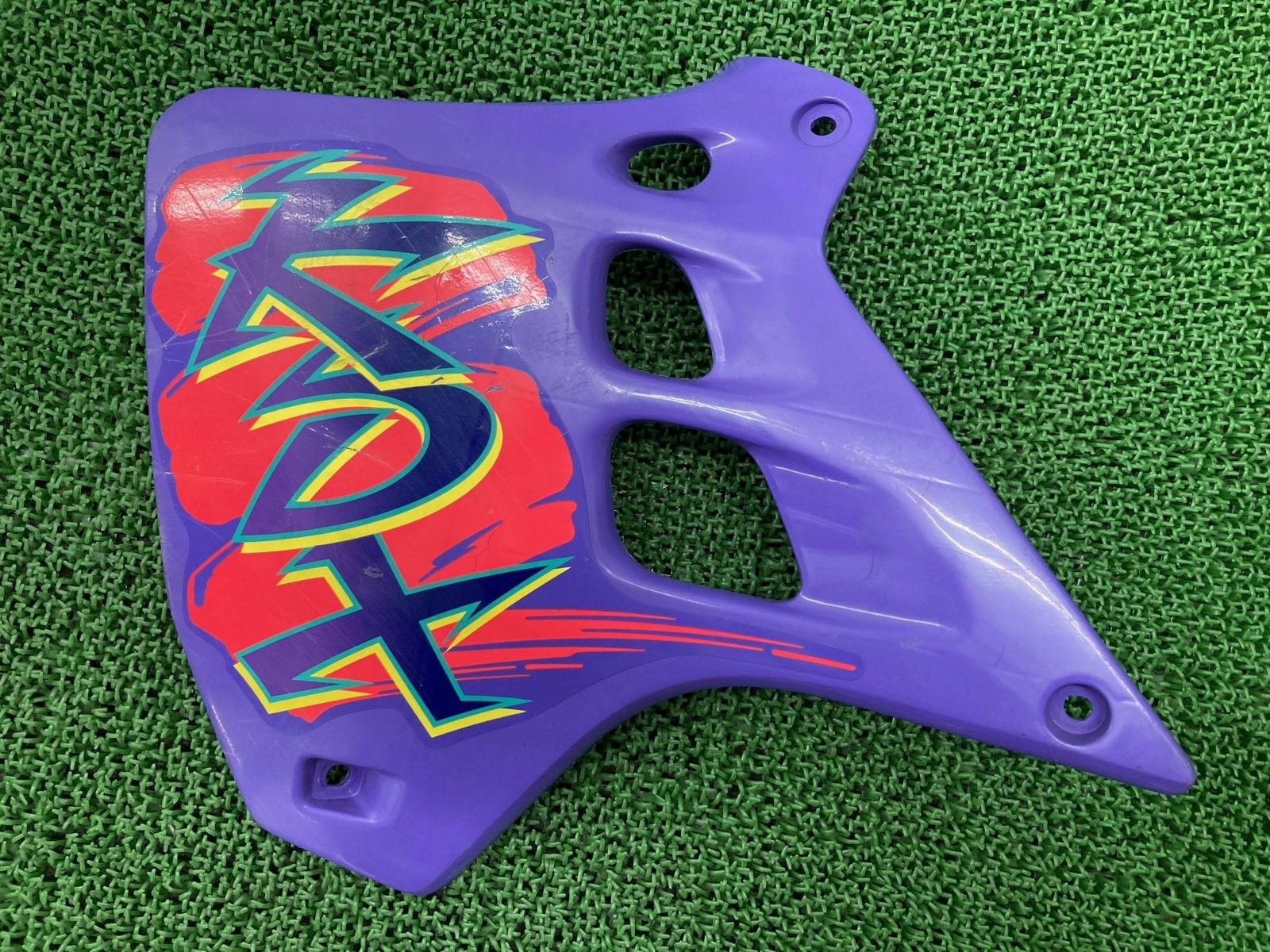KDX125SR シュラウド 左 紫 49089-1089 カワサキ 純正 DX125A サイドカバー フロントカウル 割れ欠け無し 品薄 vX