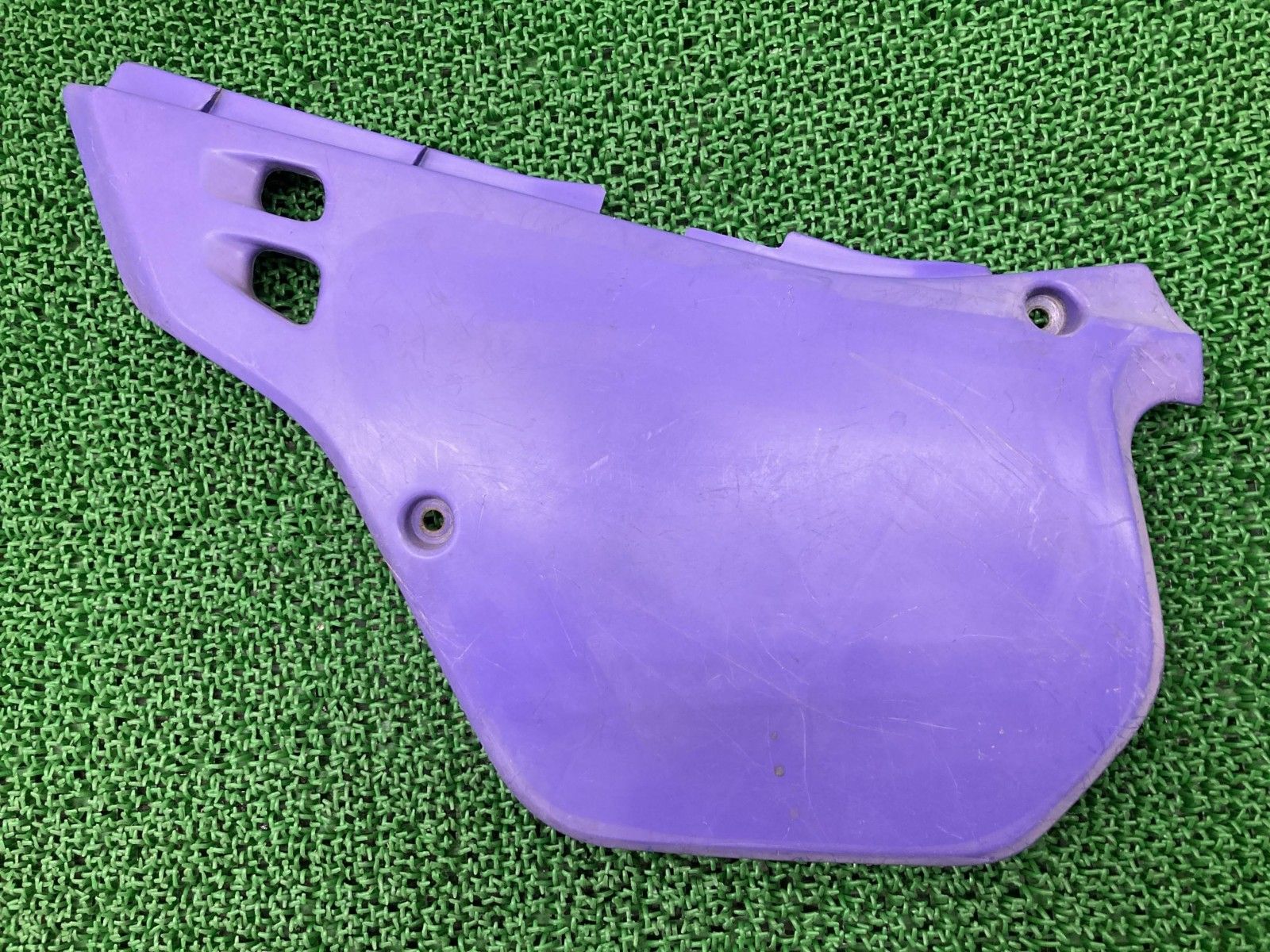 KDX125SR サイドカバー 左 紫 36001-1433 カワサキ 純正 DX125A 91年モデル シートカウル 割れ欠け無し 品 Dz