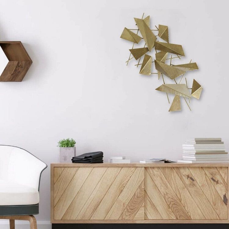 ウォールアート 壁掛け 壁飾り モダン ゴールド インテリア 壁 アートパネル 北欧 雑貨 リビング おしゃれ ウォールデコレーション シンプル ウォールアート 壁デコ アートボード インテリア雑貨 壁面装飾 ウォールアクセント ゴールド アーティスティック