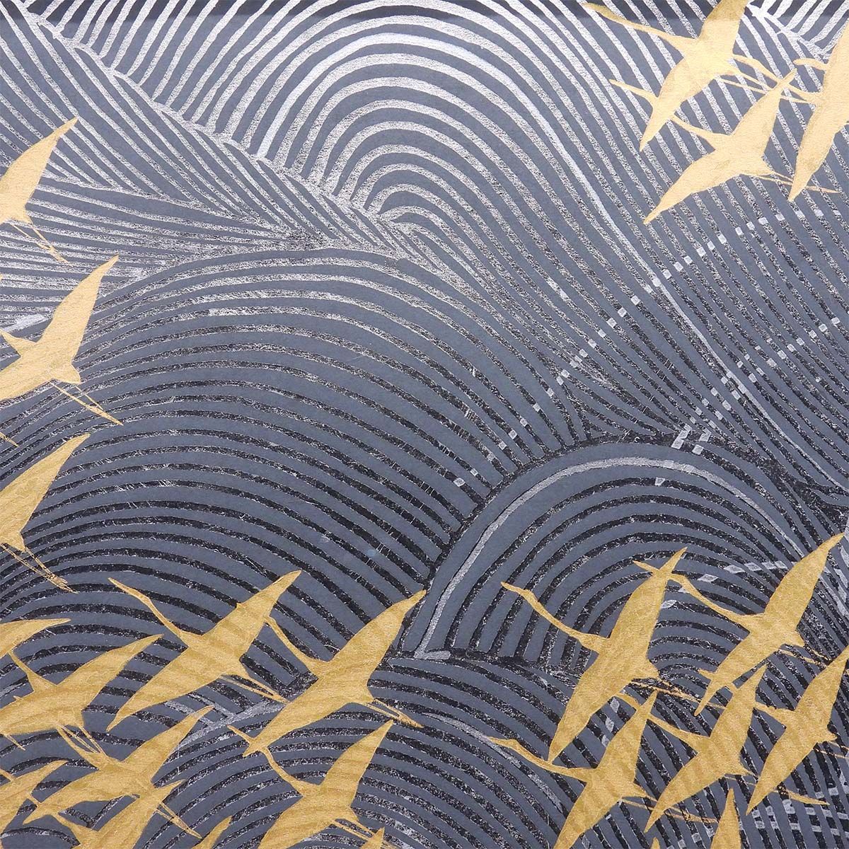 徳力富吉郎 木版画 限定E.A/200部 いきいき富山四景 多色摺【CM359