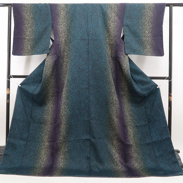 新品 単衣 さが美 両面三重織 着物 仕付け糸付 トール・ワイド お召 6796 新品 単衣 さが美 両面三重織 着物 仕付け糸付 トール・ワイド お召 6796