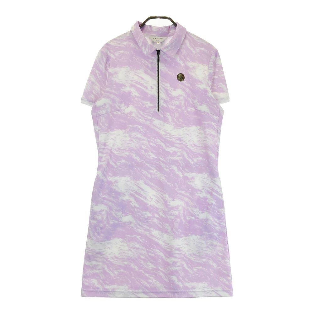 サイズ：38 LANVIN SPORT ランバン スポール ハーフジップ 半袖