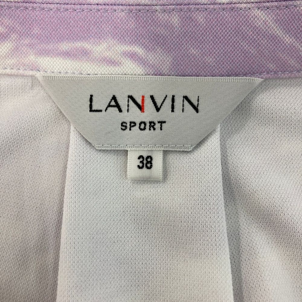 サイズ：38 LANVIN SPORT ランバン スポール ハーフジップ 半袖