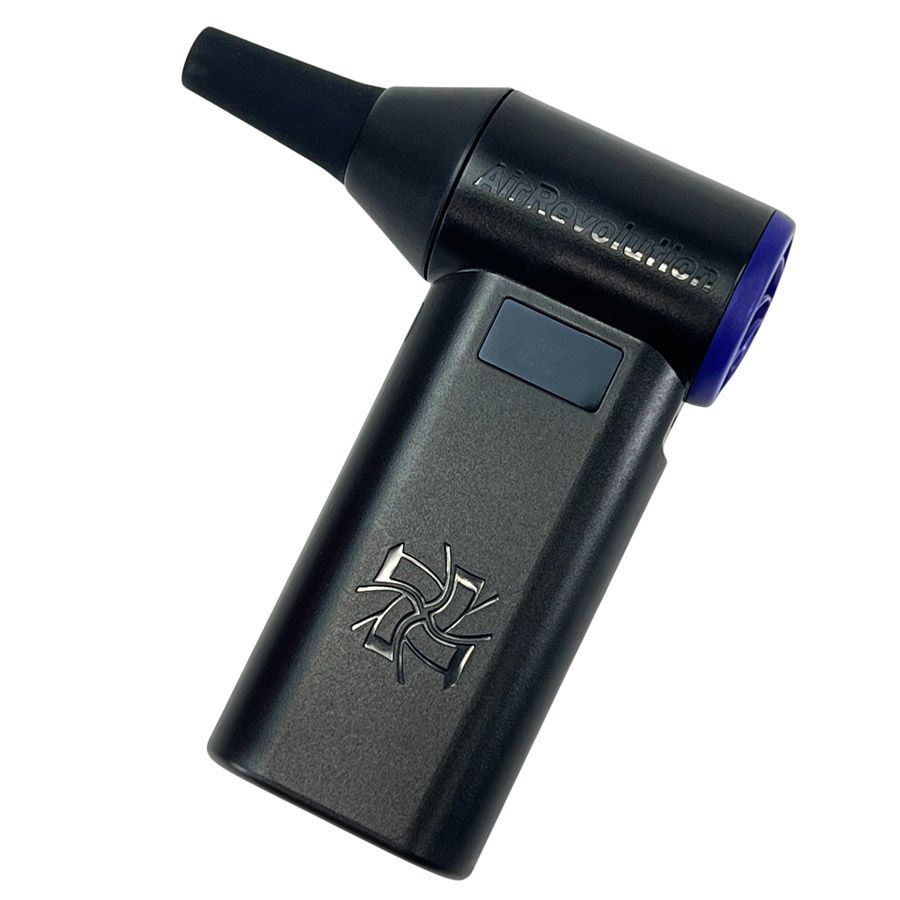 TAD077 ミニブロワー Air Revolution 送風機 コードレスブロワー 小型ブロワー 携帯ブロワー エアダスター エアーダスター 掃除 パソコン掃除 洗車用品 充電式 充電ケーブル付き LEDライト付き ポータブル KMネクスト mer70 FFCRYSTALESIA_COM