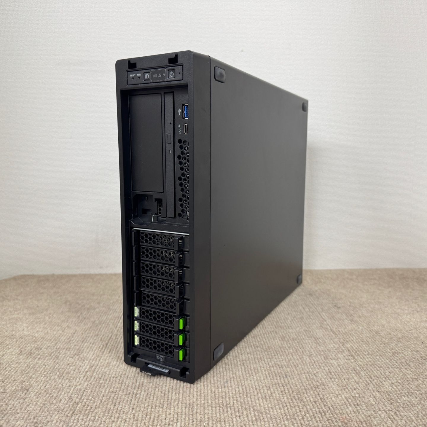 富士通 Fujitsu PRIMERGY TX1320 M5 SFF 8Bay Xeon E-2324G 16GB 600GB x3 PRAID CP500i SV248