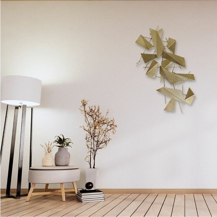 ウォールアクセント ゴールド