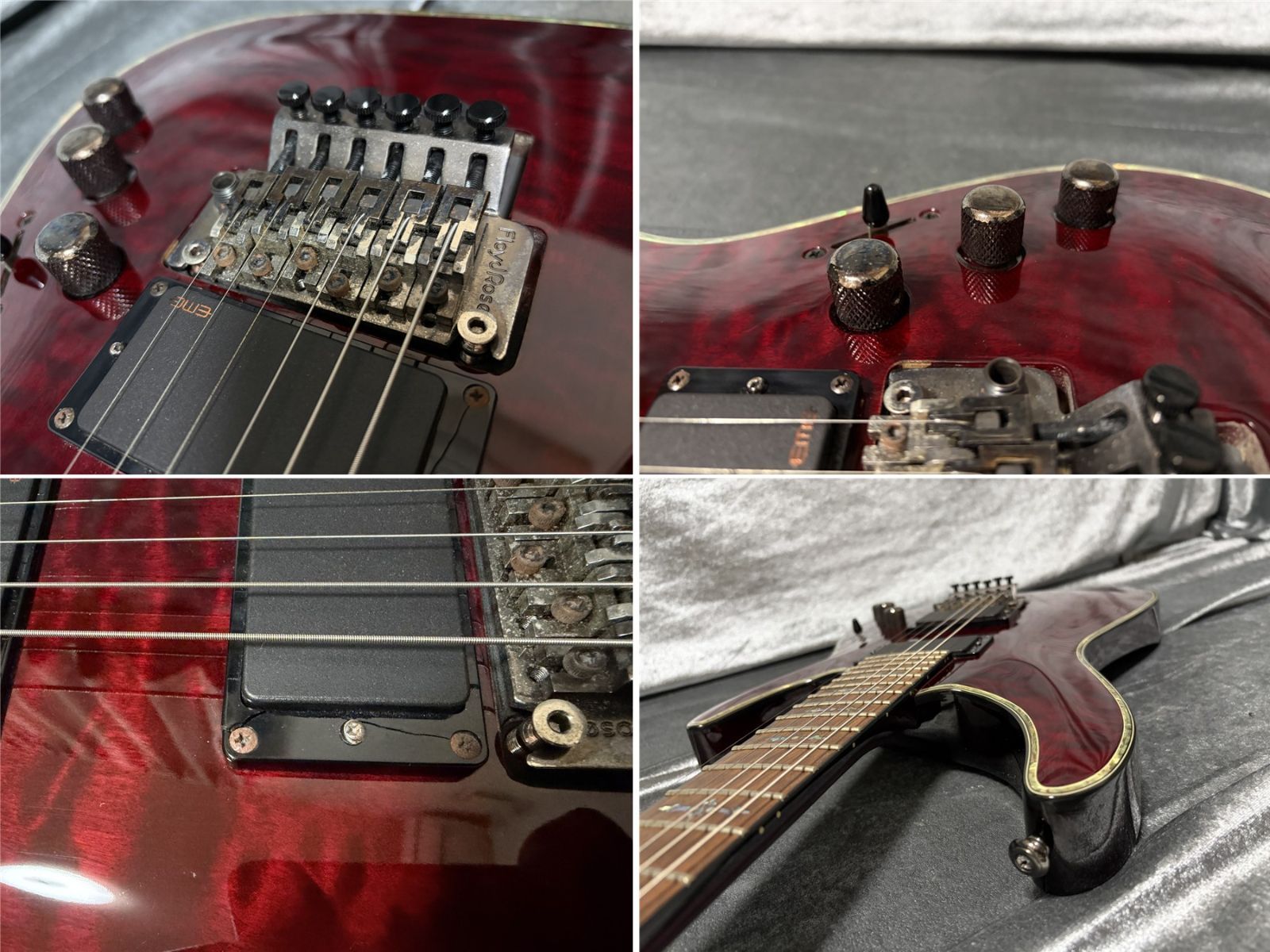 美品 定価253,000円 Schecter AD-C-1-FR-HR EMG 定価253,000円 Schecter（シェクター） AD-C-1-FR-HR ヘルレイザー EMG