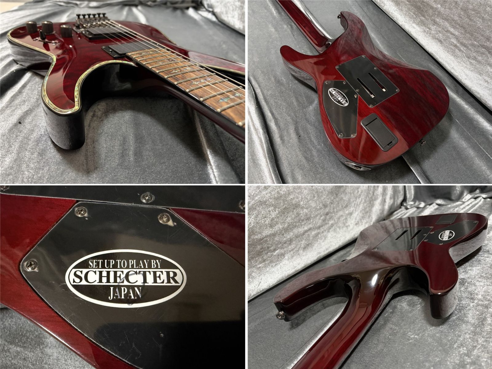 Schecter シェクター　ワインレッド　エレキギター【中古】 SCHECTER - シェクター ワインレッド エレキギターの通販 by Discount