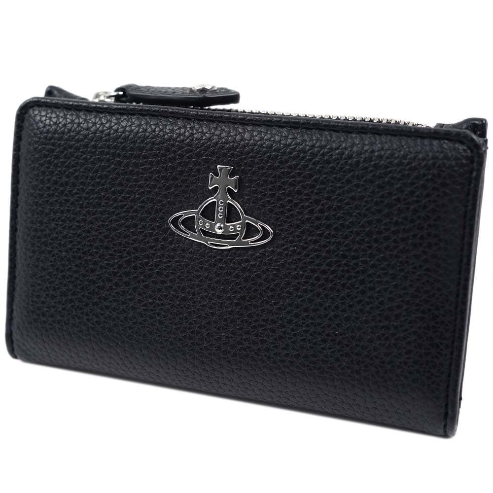 ヴィヴィアン ウエストウッド 財布 二つ折り財布 カードケース コインケース ブラック Vivienne Westwood 51110038-01229-N403