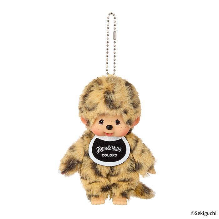 【3本セット】Monchhichi colorsレオパード モンチッチ　ヒョウ柄 モンチッチCOLORS キーチェーン ヒョウ柄 - メルカリ
