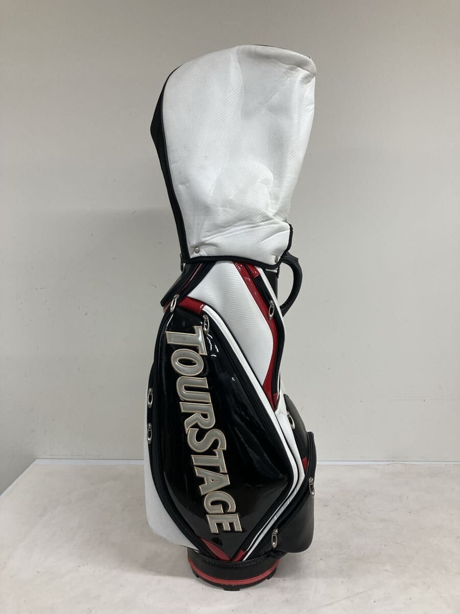 送料無料☆TOURSTAGE ツアーステージ☆キャディバッグ ゴルフバッグ