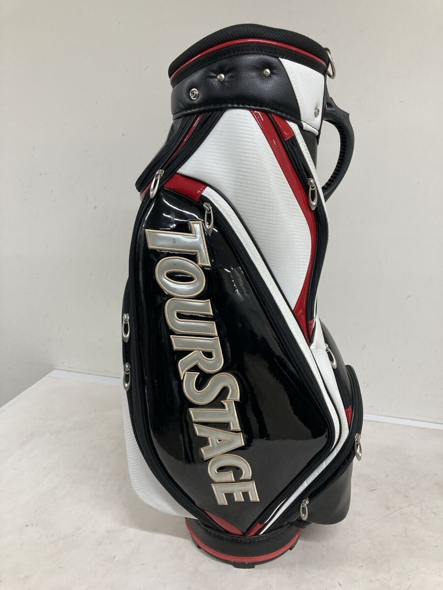 送料無料☆TOURSTAGE ツアーステージ☆キャディバッグ ゴルフバッグ
