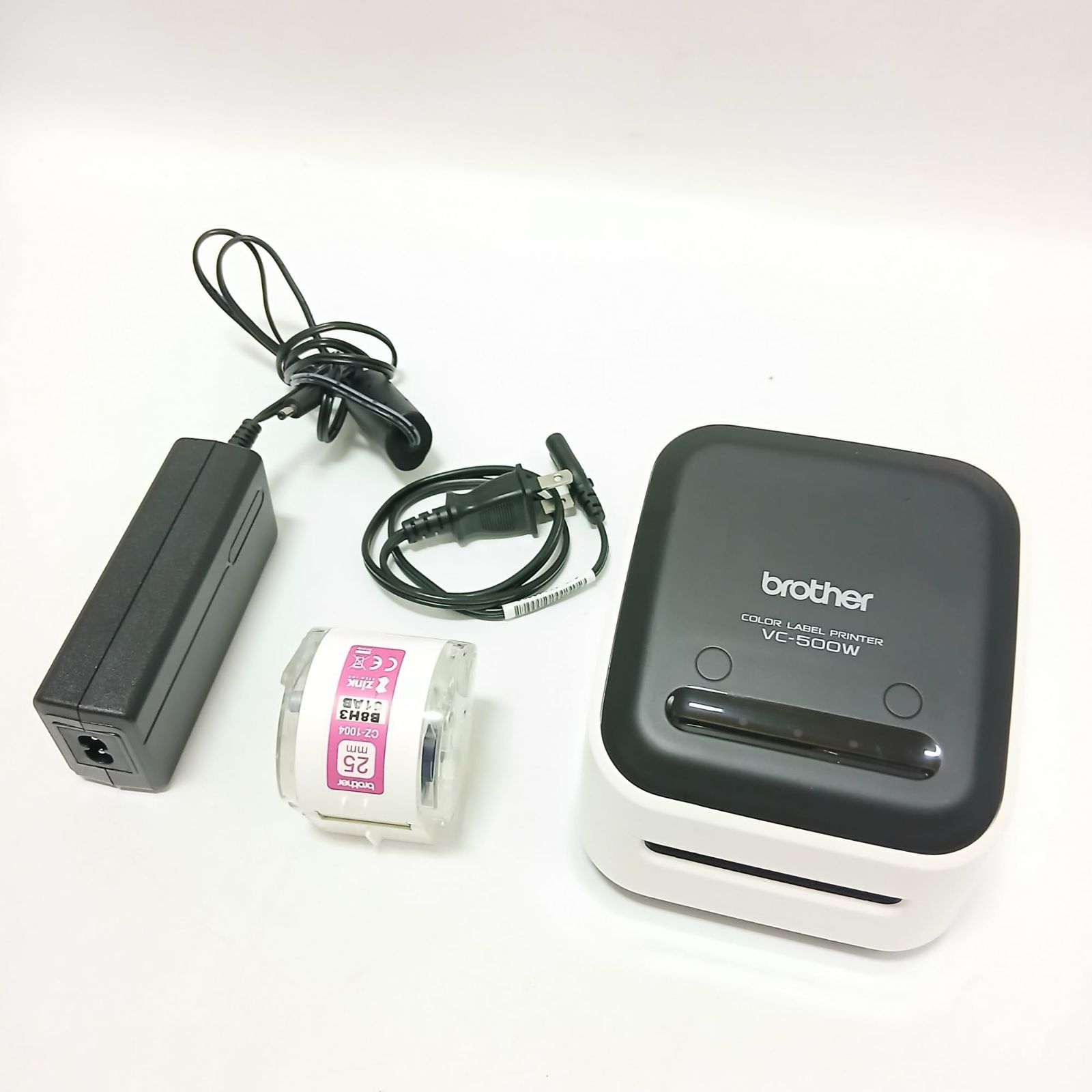 No.4126 ブラザー工業 Brother Industries 感熱 ラベルプリンター VC-500W フル 印刷 オリジナルラベル PC スマホ接続 オート ハーフカット機能搭載 USB 無線LAN対応