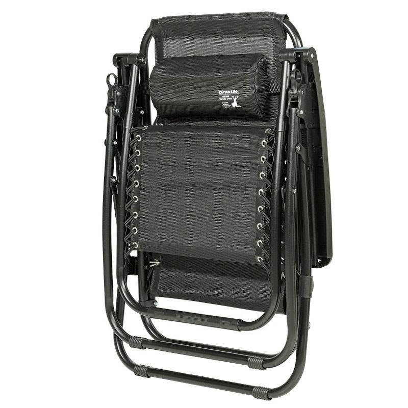 キャプテンスタッグ CAPTAIN STAG CSBKラベル リクライニングリバティチェア BLK