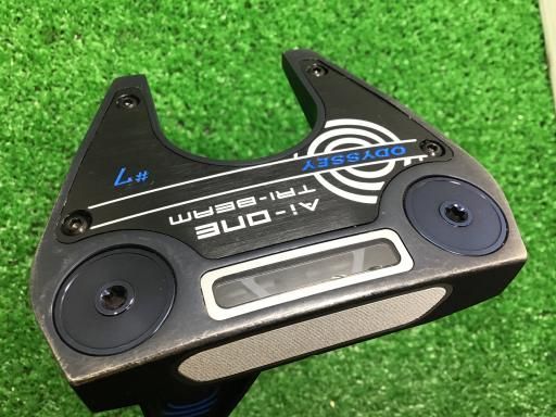 オデッセイ Ai-ONE TRI-BEAM 7 32インチ パター PT STROKE LAB 90 スチール フレックスその他 メンズ 男性用 右利き 右用 Cランク ゴルフクラブ