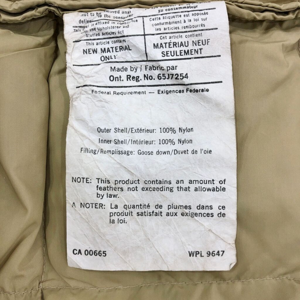 80年代 カナダ製 Eddie Bauer エディーバウアー カナディアン ダウン