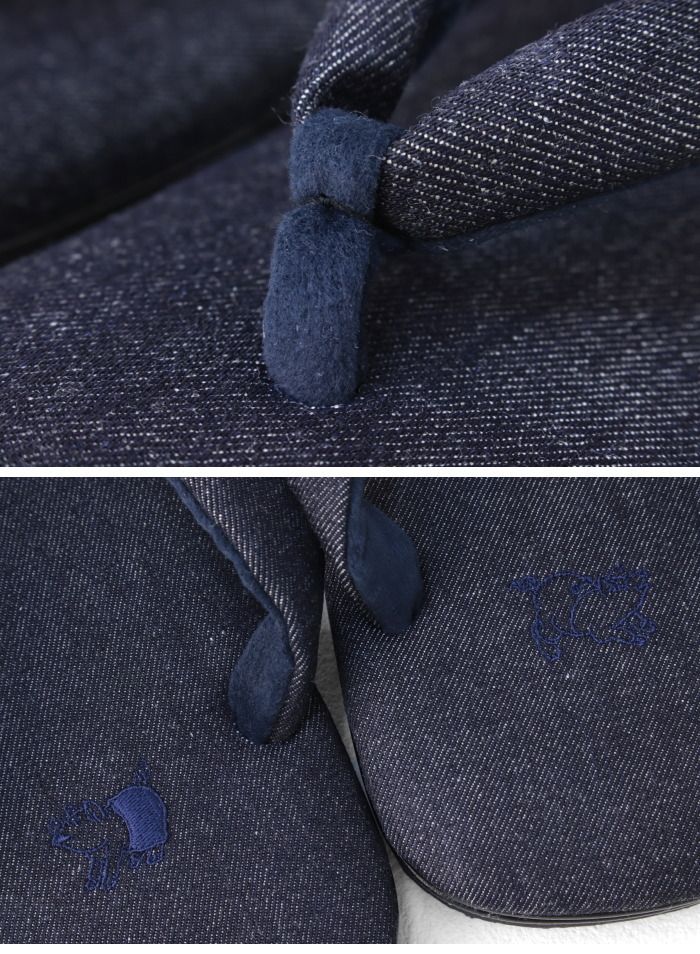 メンズ ステュディオ・ダルチザン STUDIO D'ARTISAN デニム雪駄