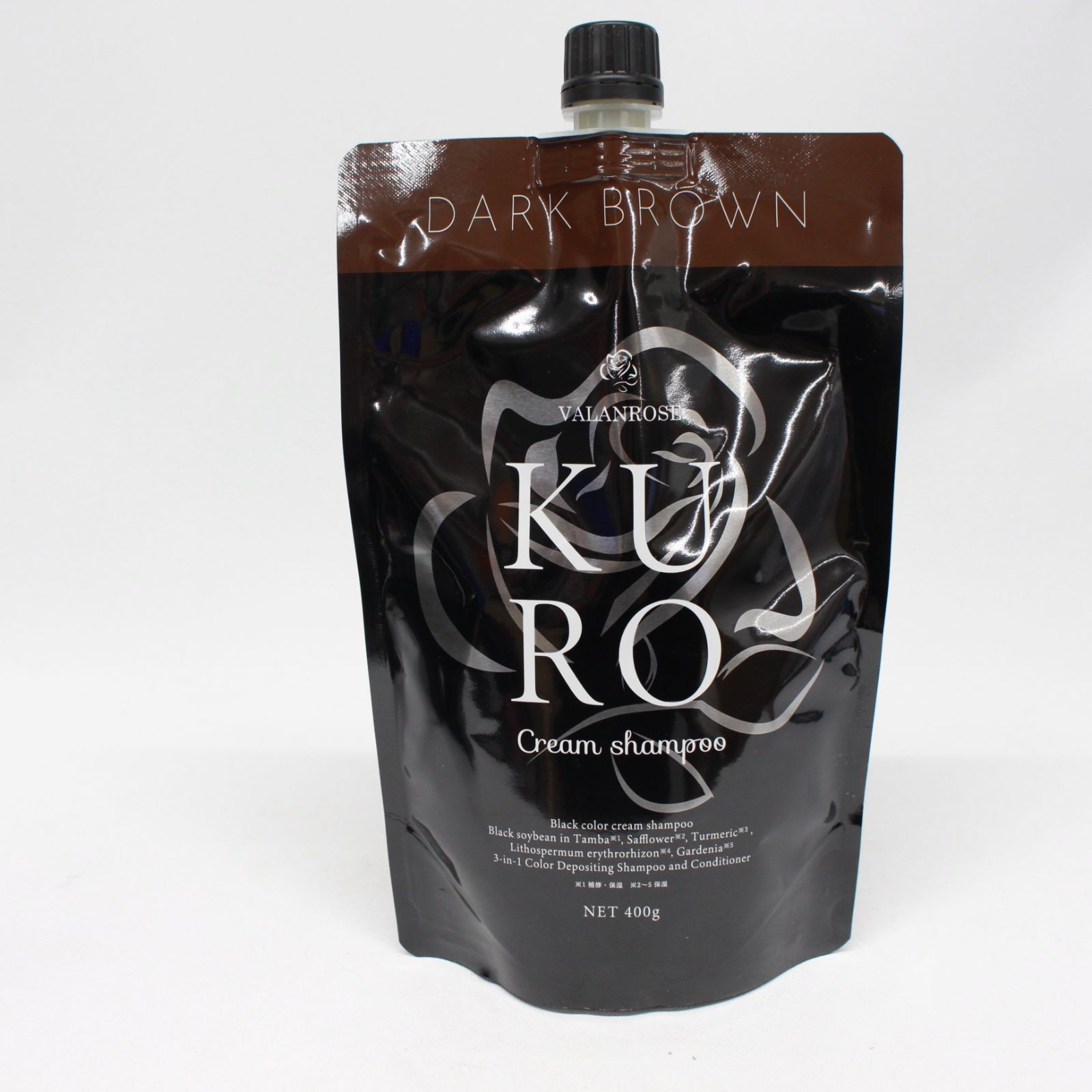 KURO ダークブラウン 白髪染め 3パック KUROクリームシャンプー