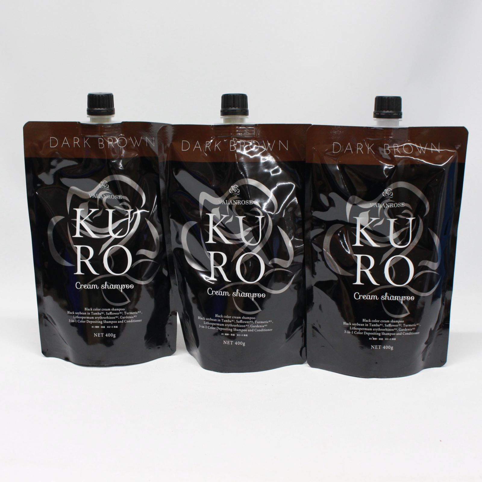 VALANROSE KURO クリームシャンプー ダークブラウン 400g公式WEB