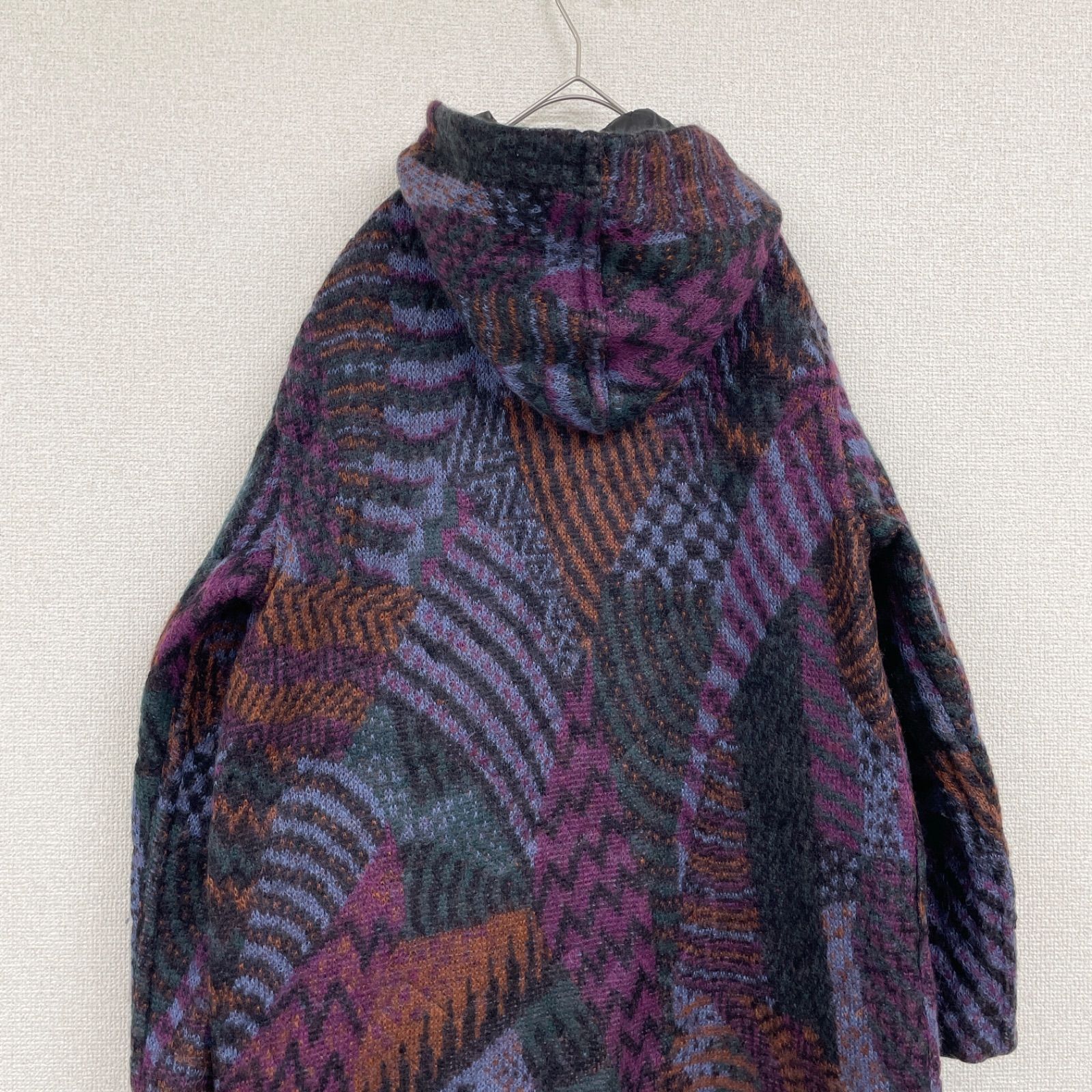 MISSONI ミッソーニ ロングコート リバーシブル 中綿 フード マルチ